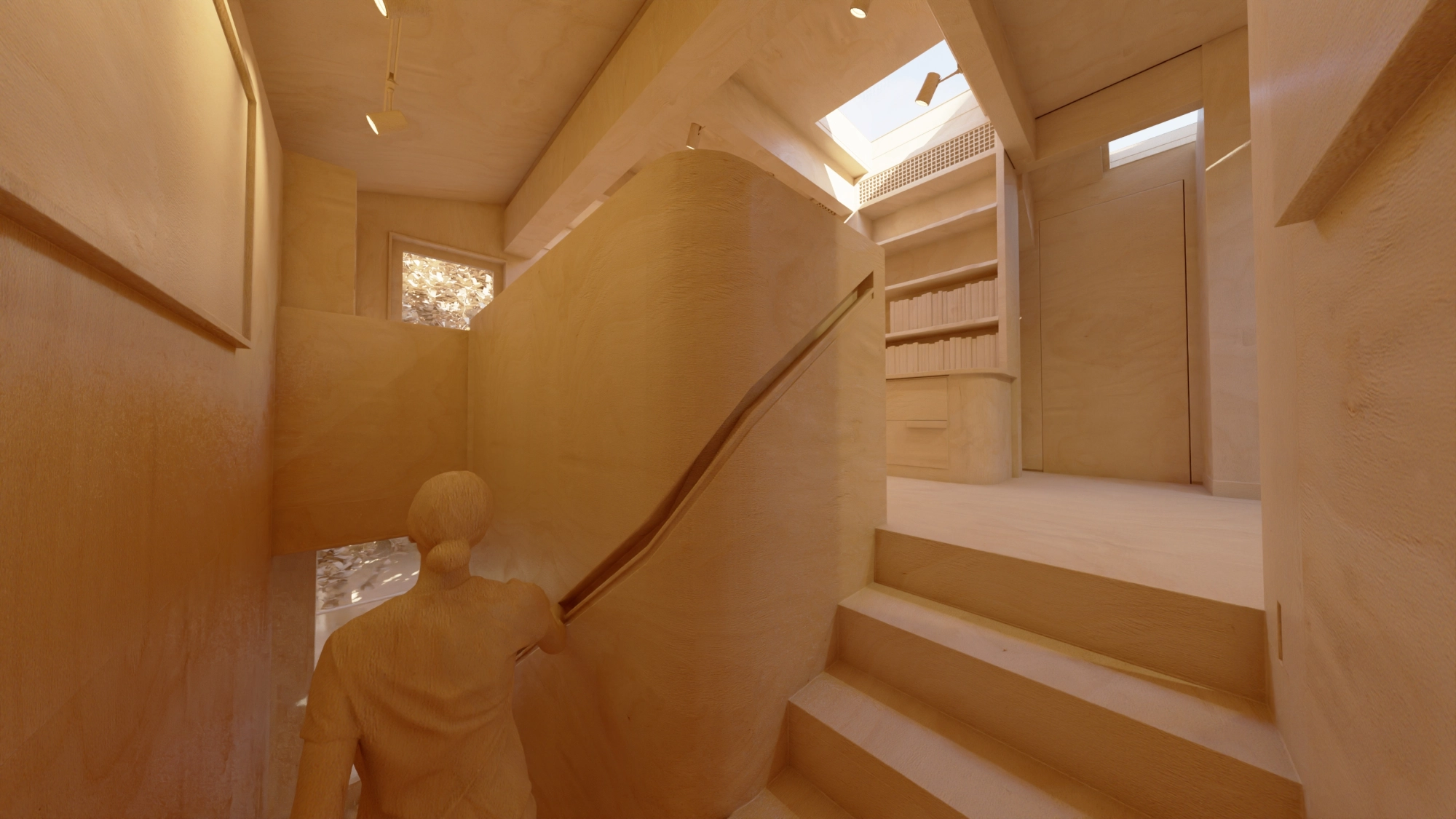 PRIVATE RESIDENCE wood render