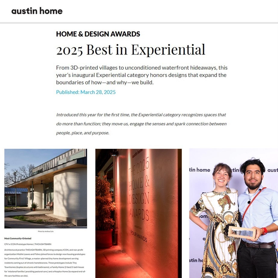 HOME AND DESIGN AWARDS WINNER / EXPERIENTIAL / CFV x ICON